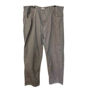Member's Property 42x30.5 Gray Denim Jeans Straight Leg‎ Baggy Skater Streetwear